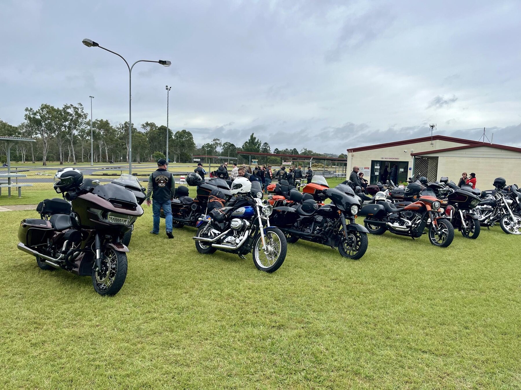Motorcycles from five South East Queensland H.O.G. chapters gathered for the 2024 Chapter Challenge
