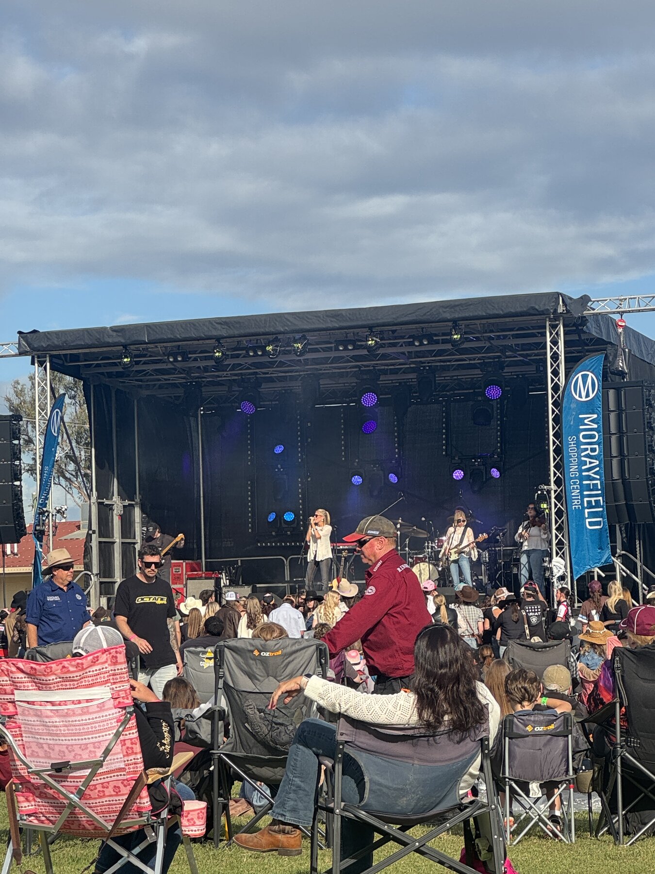 Briana Dinsdale performing at Caboolture Showgrounds