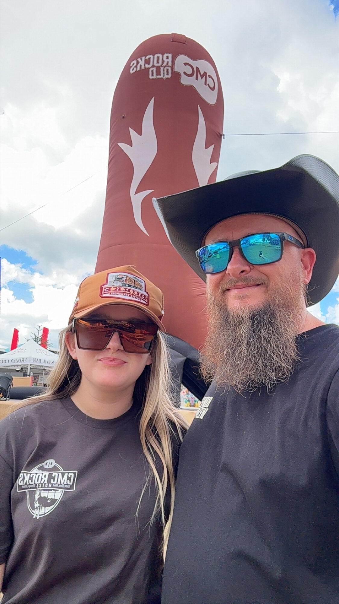 Shane and Zoe at CMC Rocks QLD 2026